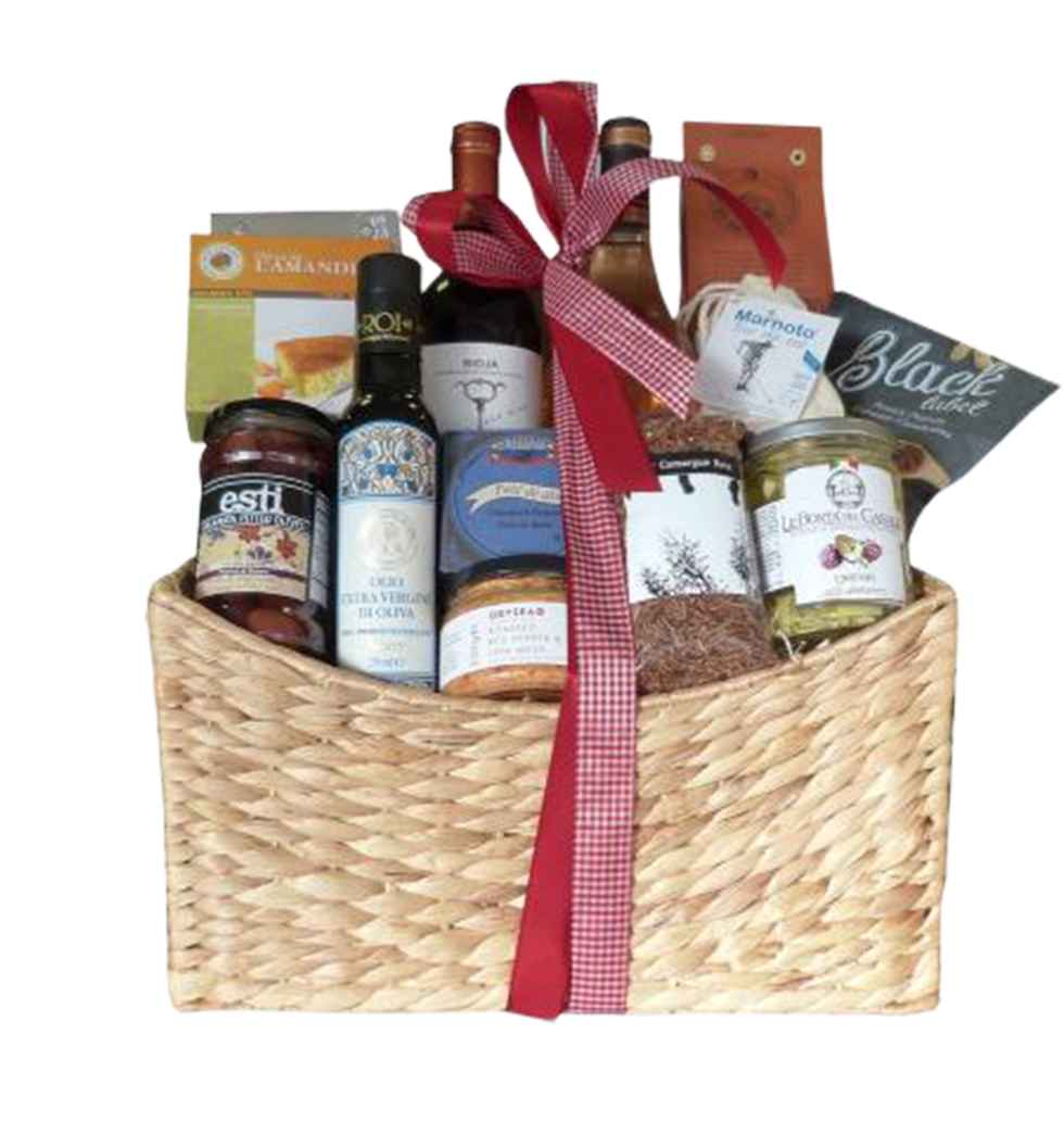 This basket is a culinary journey through Mediterranean cuisine: This basket is ...