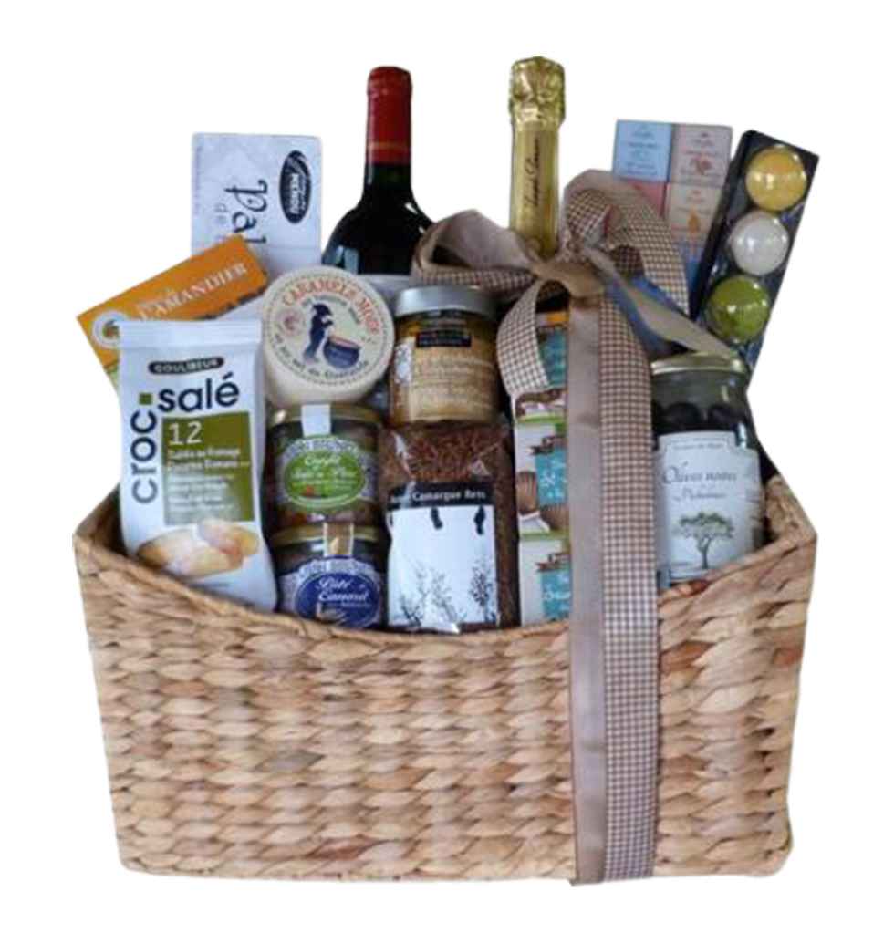 A look at our most recent gifts to customers, this French Connection Gift Basket...