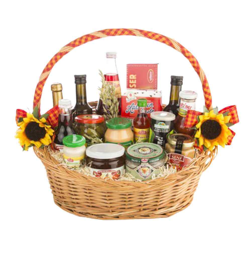Basket Stuffed With Summer Delights