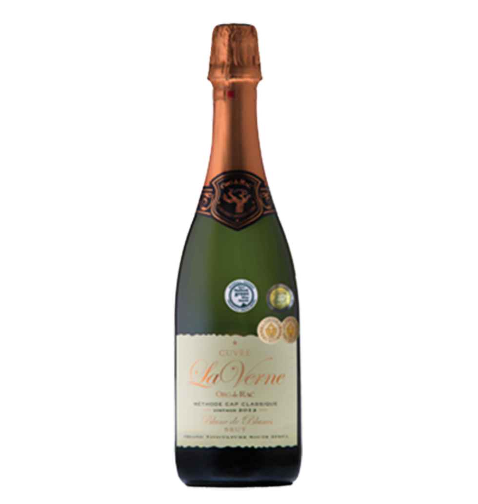 The sparkling wine was produced in the traditional...