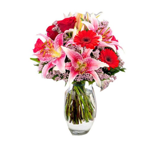This flower bouquet is a true celebration of flowe...