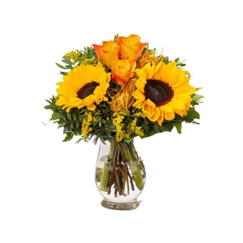 This bouquet consists of several different and uni...