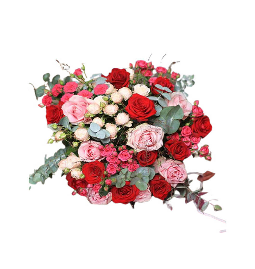 We aimed to make a bouquet that was large in size ......  to Ilmenau