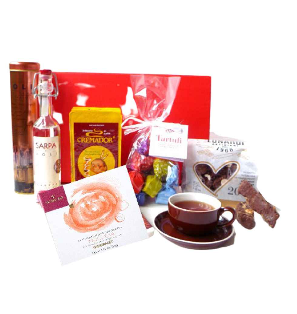 This excellent Italian gift set is especially great for Christmas or other famil...