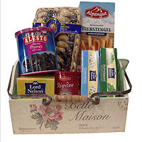 Gourmet gift baskets for breakfast or your evening...