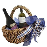 Angelic Red N White Wine Composition Gift Set