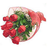 Includes long stemmed Red Roses accented with Baby......  to Chio