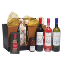 Crafty Wine Collection Gift Basket