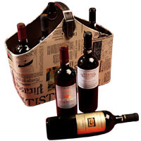 Lovely Happy Hour Wine Gift Basket
