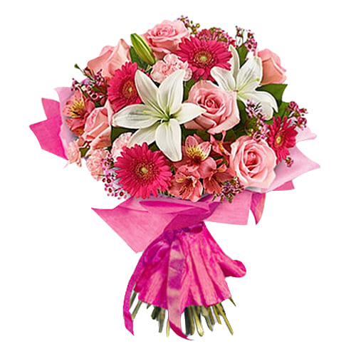 Special Wishes with Fresh Seasonal Flowers Bouquet