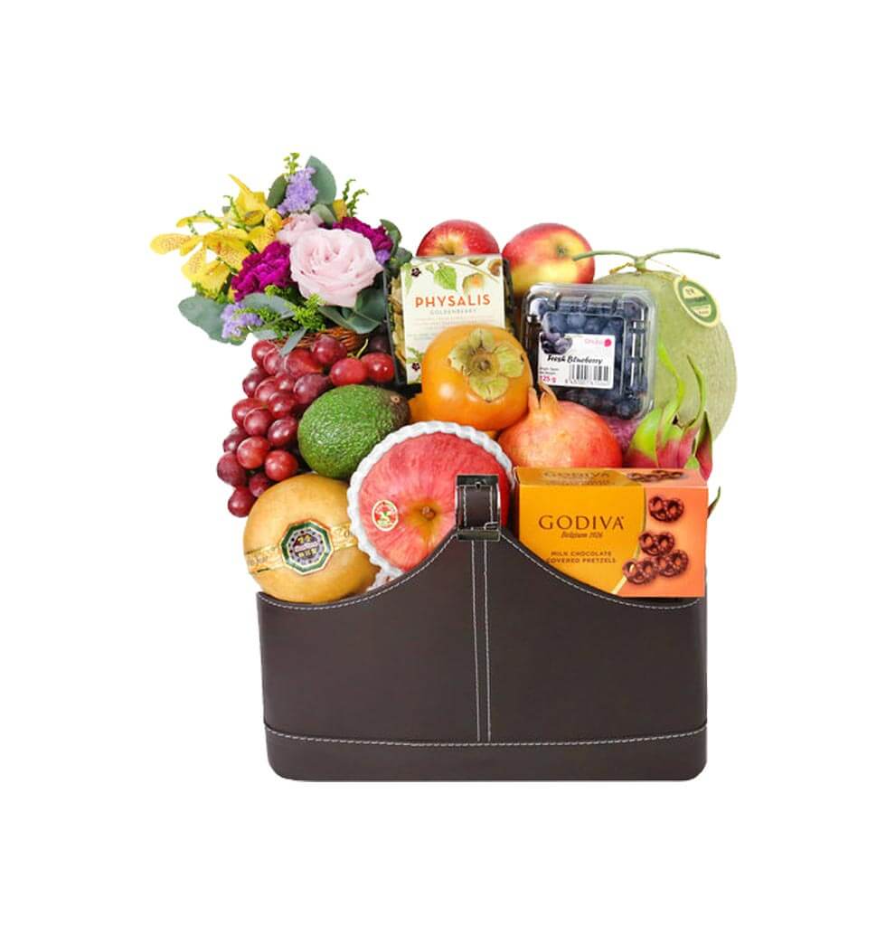 The Fruit & Cheese Basket is an adorable gift for ......  to Sha Lo Wan