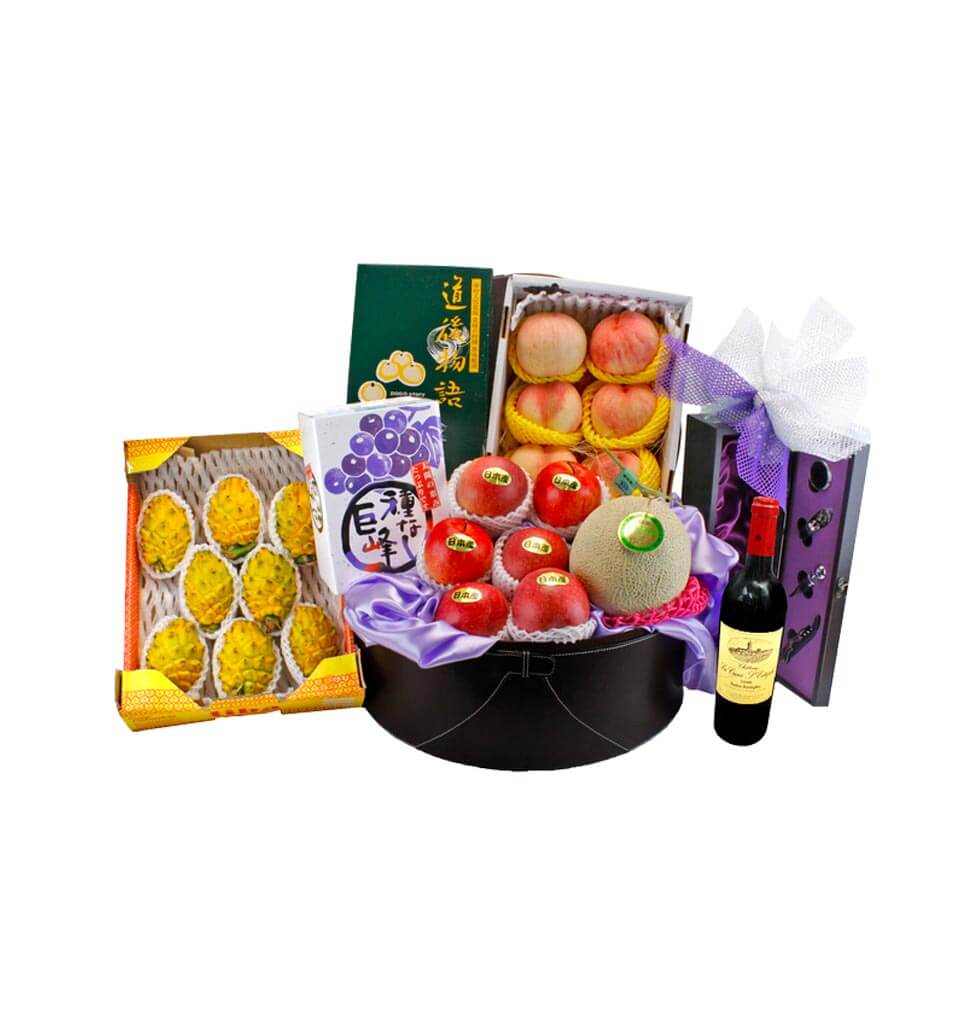Our Fruit Gift Basket contains only best quality f......  to Peak_HongKong.asp