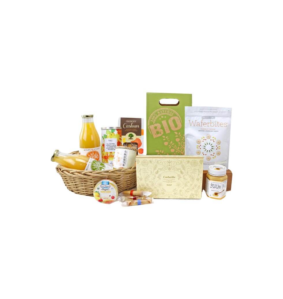 This picnic style gift Basket F2 include selected ......  to Tai Wo Ping_HongKong.asp