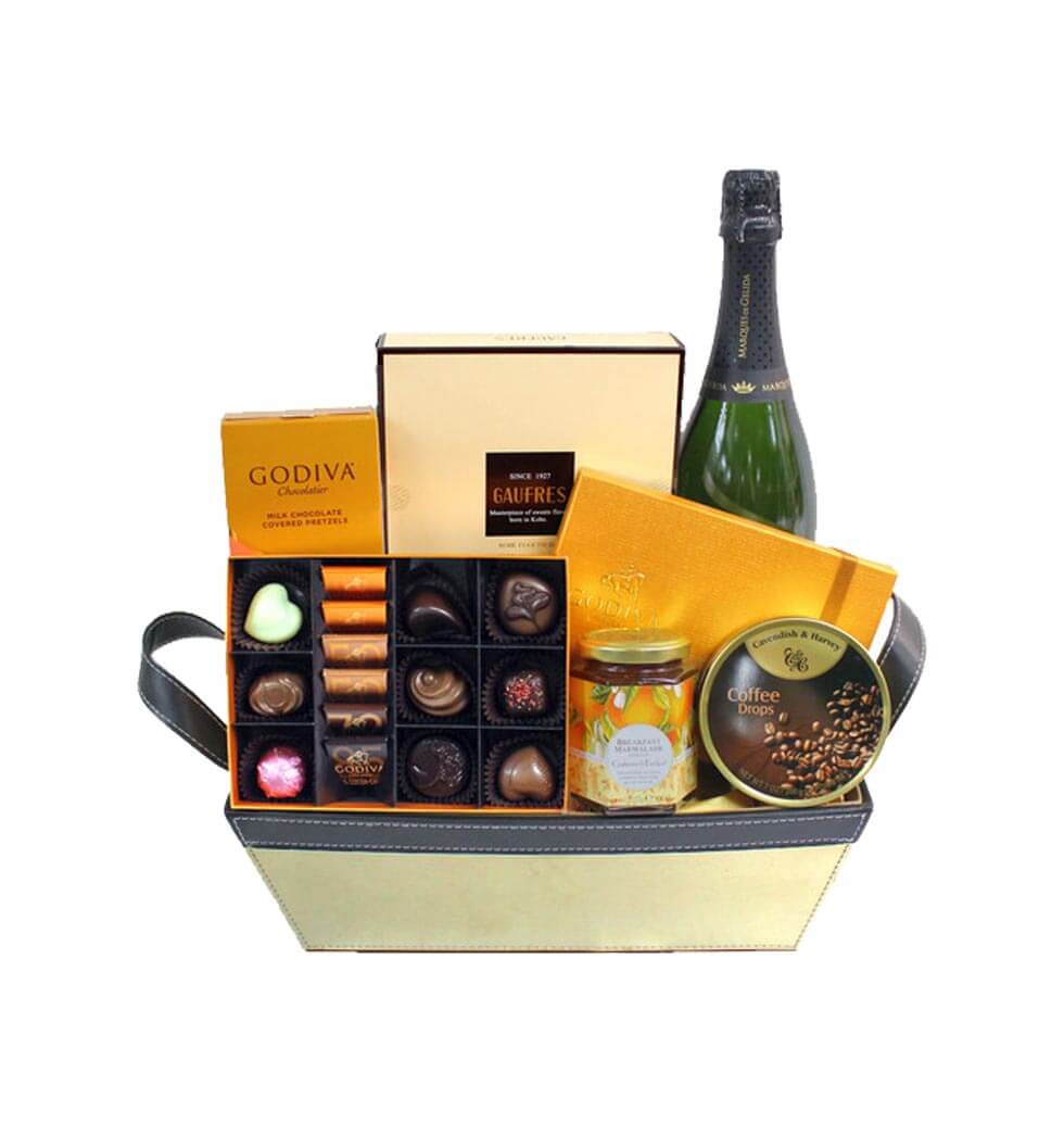 This Wine Food Gift Set contains a Cava, a Sparkli......  to Sham Wat