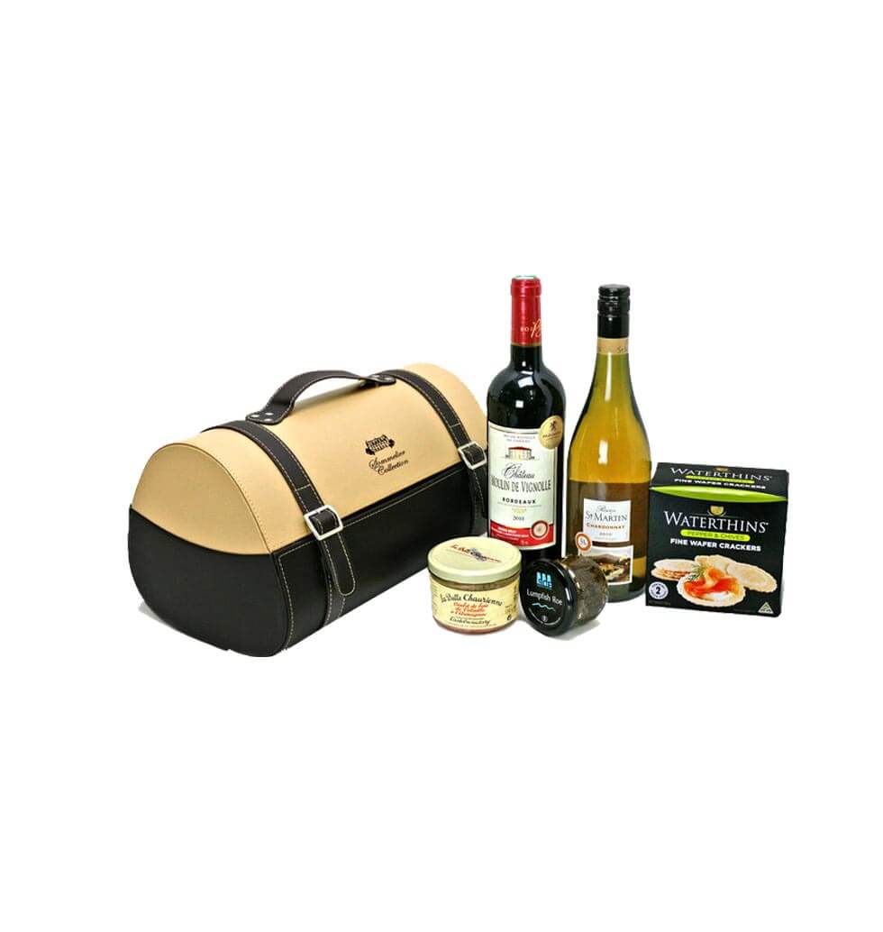 This Wine Hamper G14 includes French wine, Aged Fr......  to Wang Tau Hom