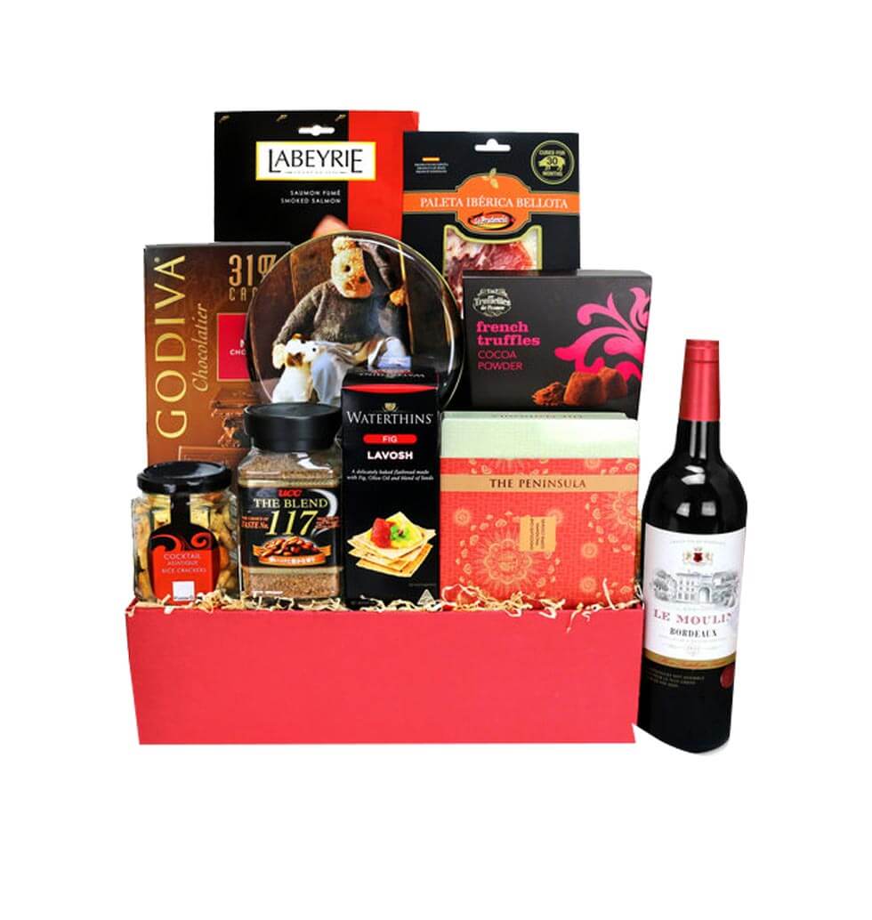 The Wine Food Hamper C26 is a premium item that co......  to Sham Shui Po