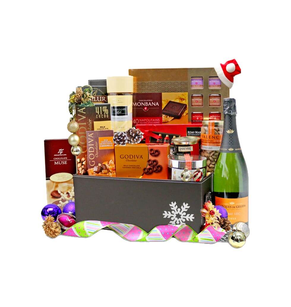 This Christmas hamper is a great way to say Merry ......  to Sham Tseng