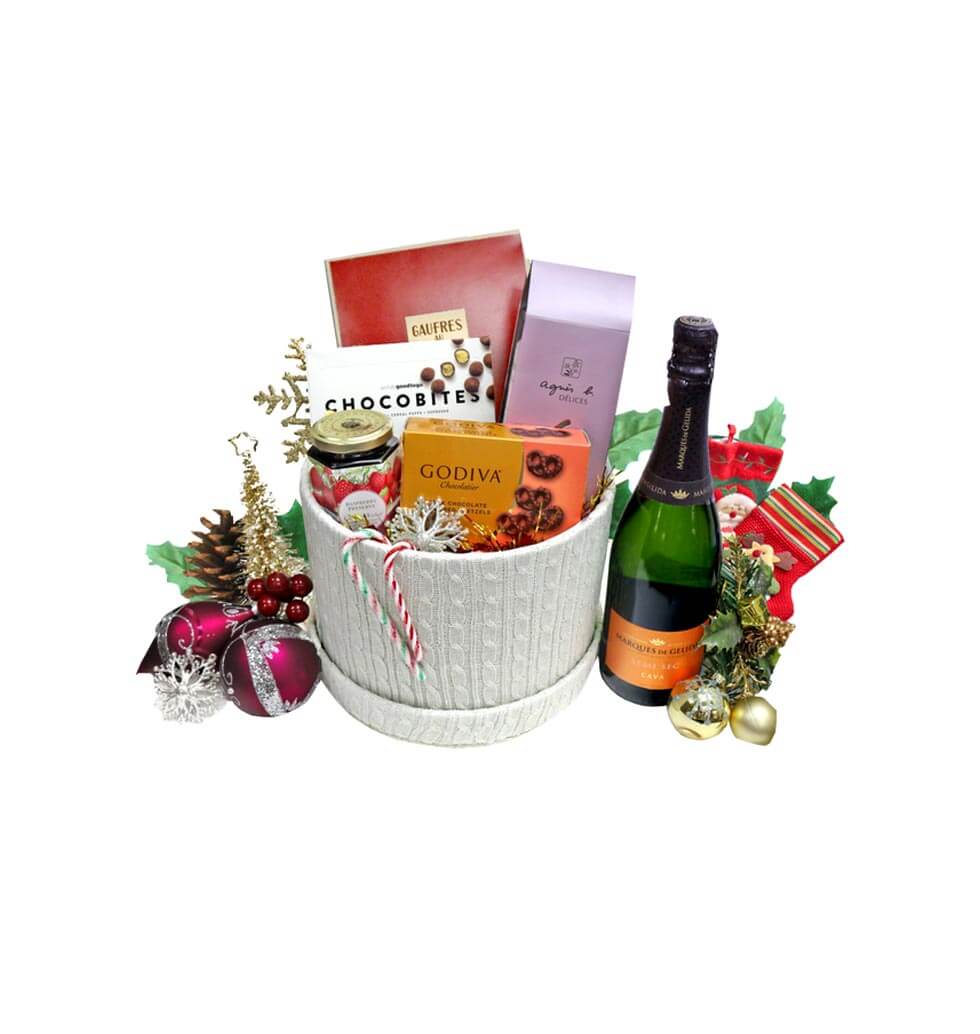 The ultimate Christmas gift basket. Give the gift ......  to Tiu Keng Leng