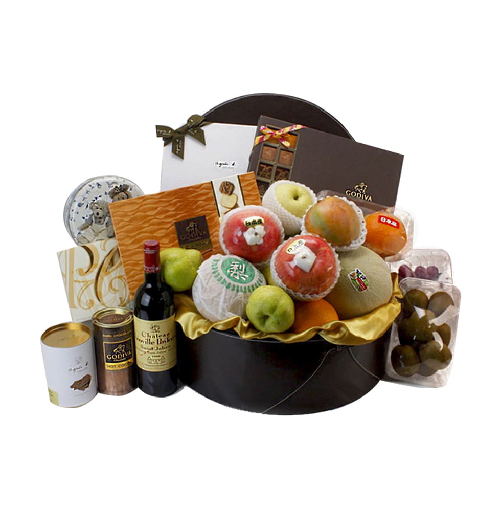 Gift Basket with Fine Wines