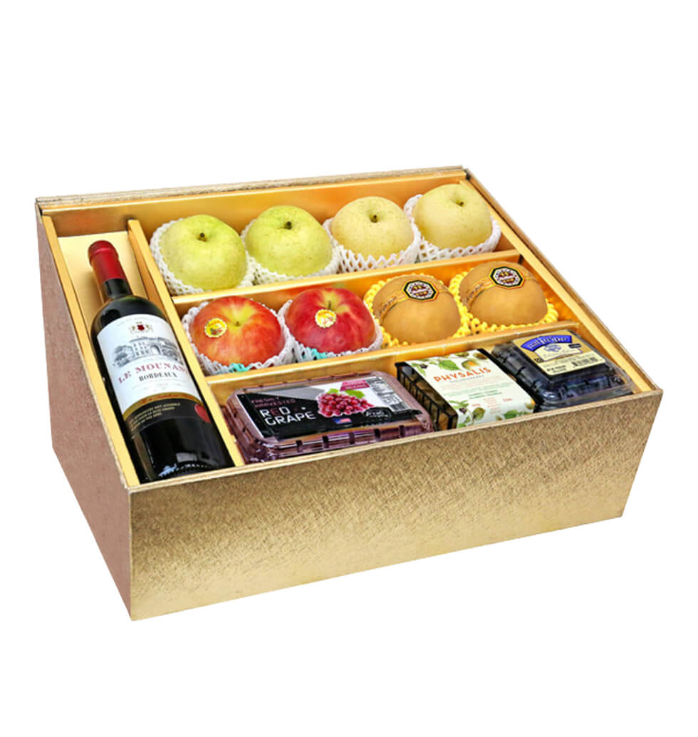 Wineand Fruit Platter