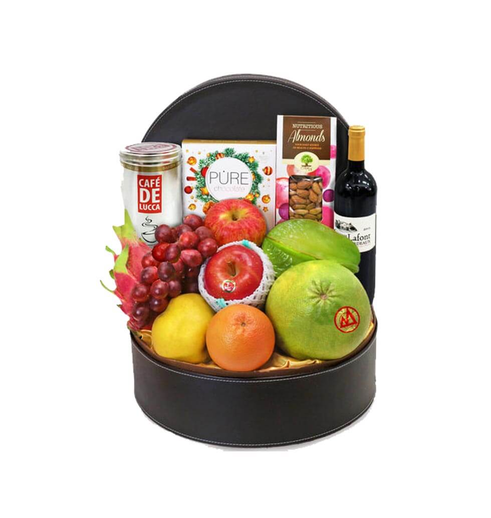 Our Premium fruit basket contains 8 items, includi...