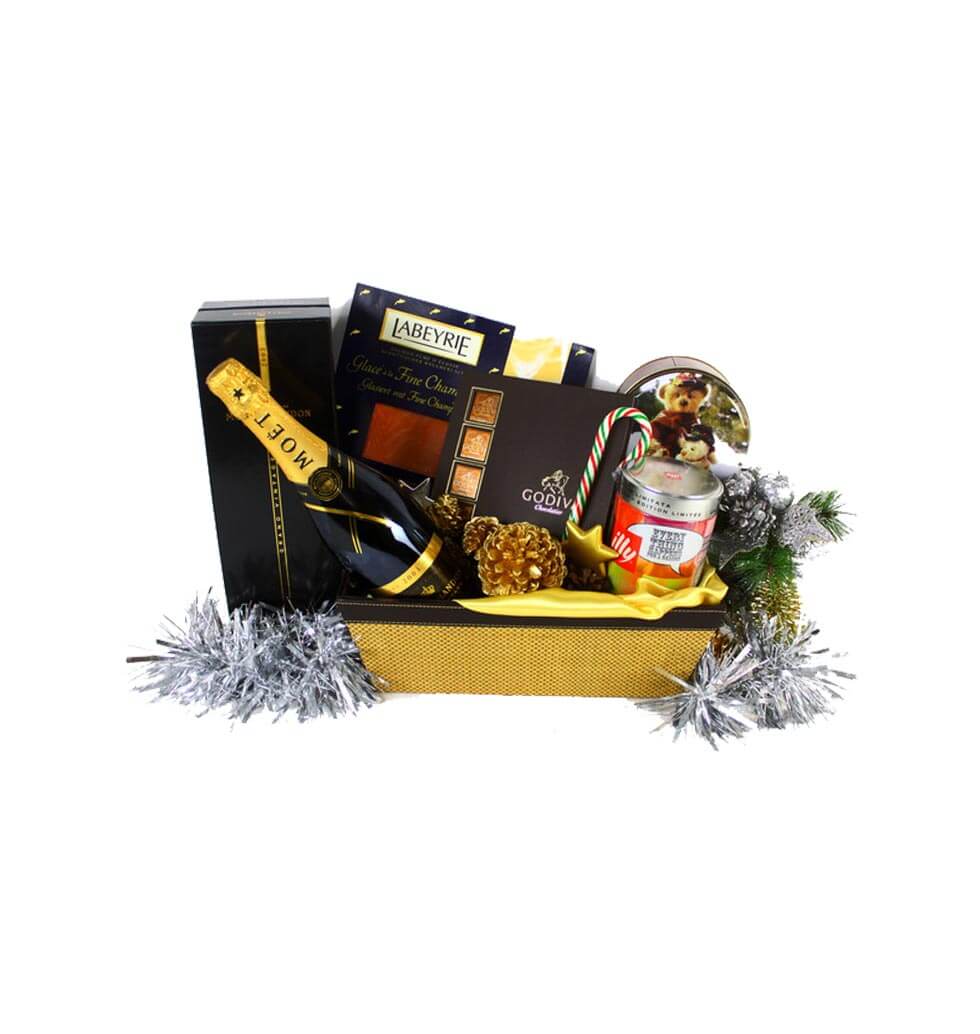 Declare your sentiments with this gift basket over...