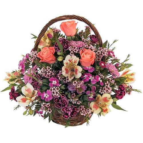 Precious Arrangement of Seasonal Flowers with Love