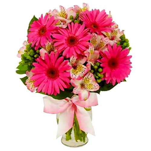Eye-Catching Authentic Love 5 pcs of Gerbera Bouquet
