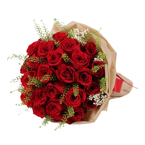 Classic Bouquet of 36 Red Roses