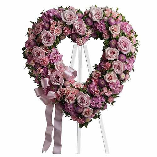 Beautiful Heart-Shaped Wreath