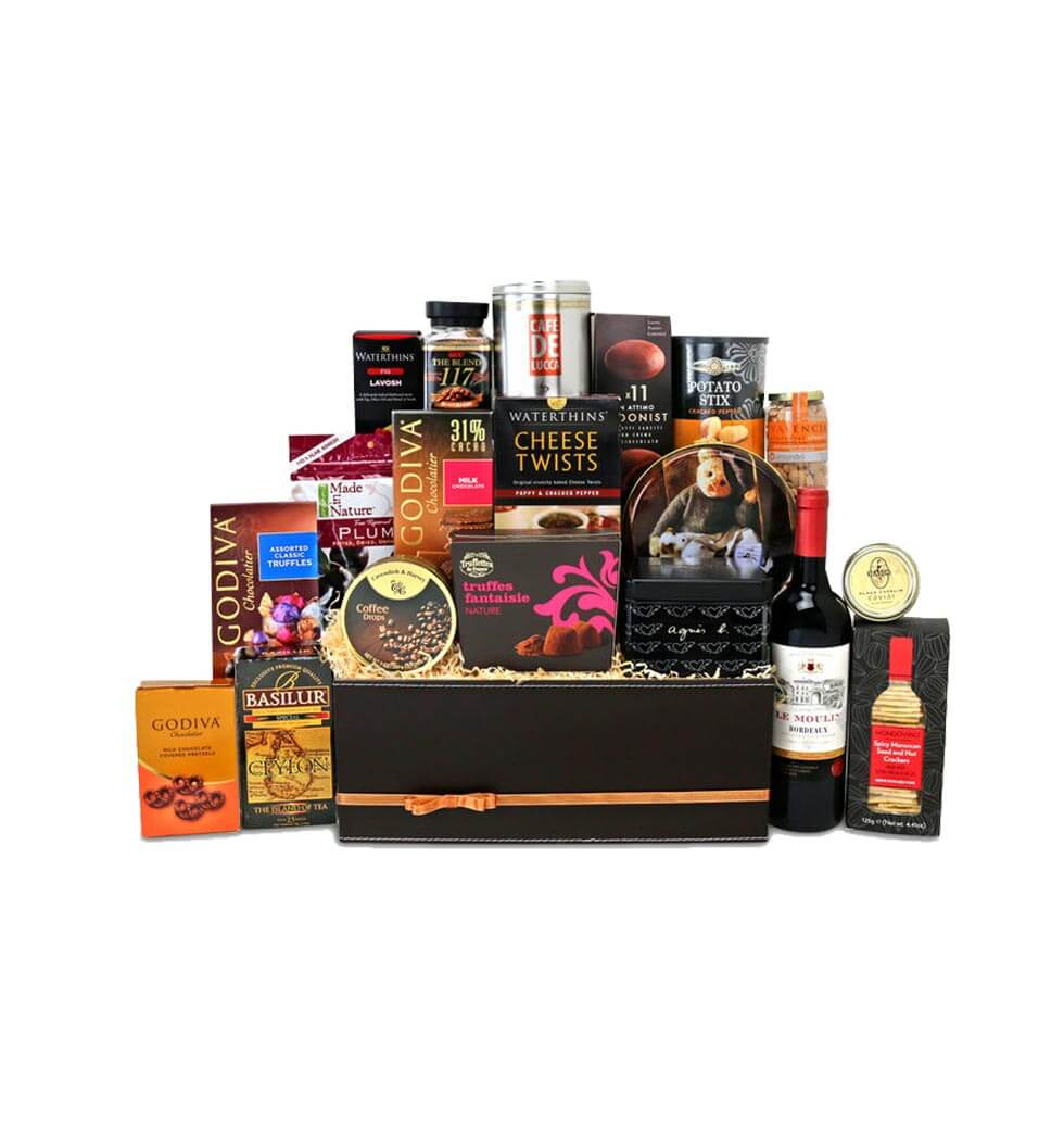 This premium gift hamper consists of the following...