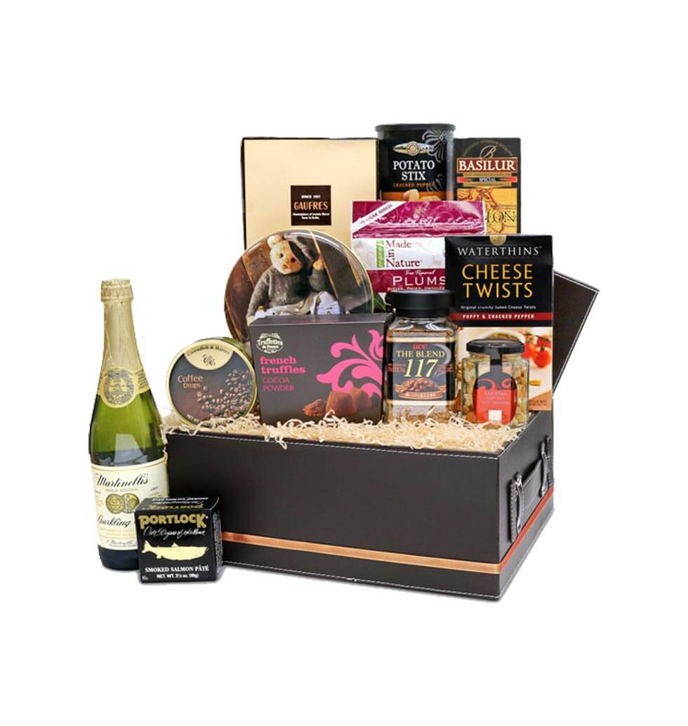 The wine food hamper is an Italian taste specialty......  to Central District