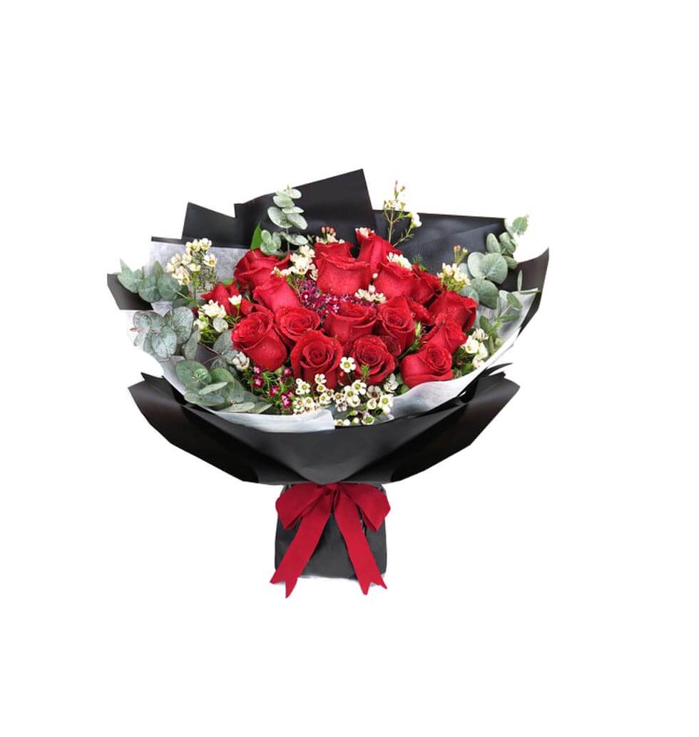 Send mothers day flowers that are bursting with vibrant color. A gorgeous rose b...