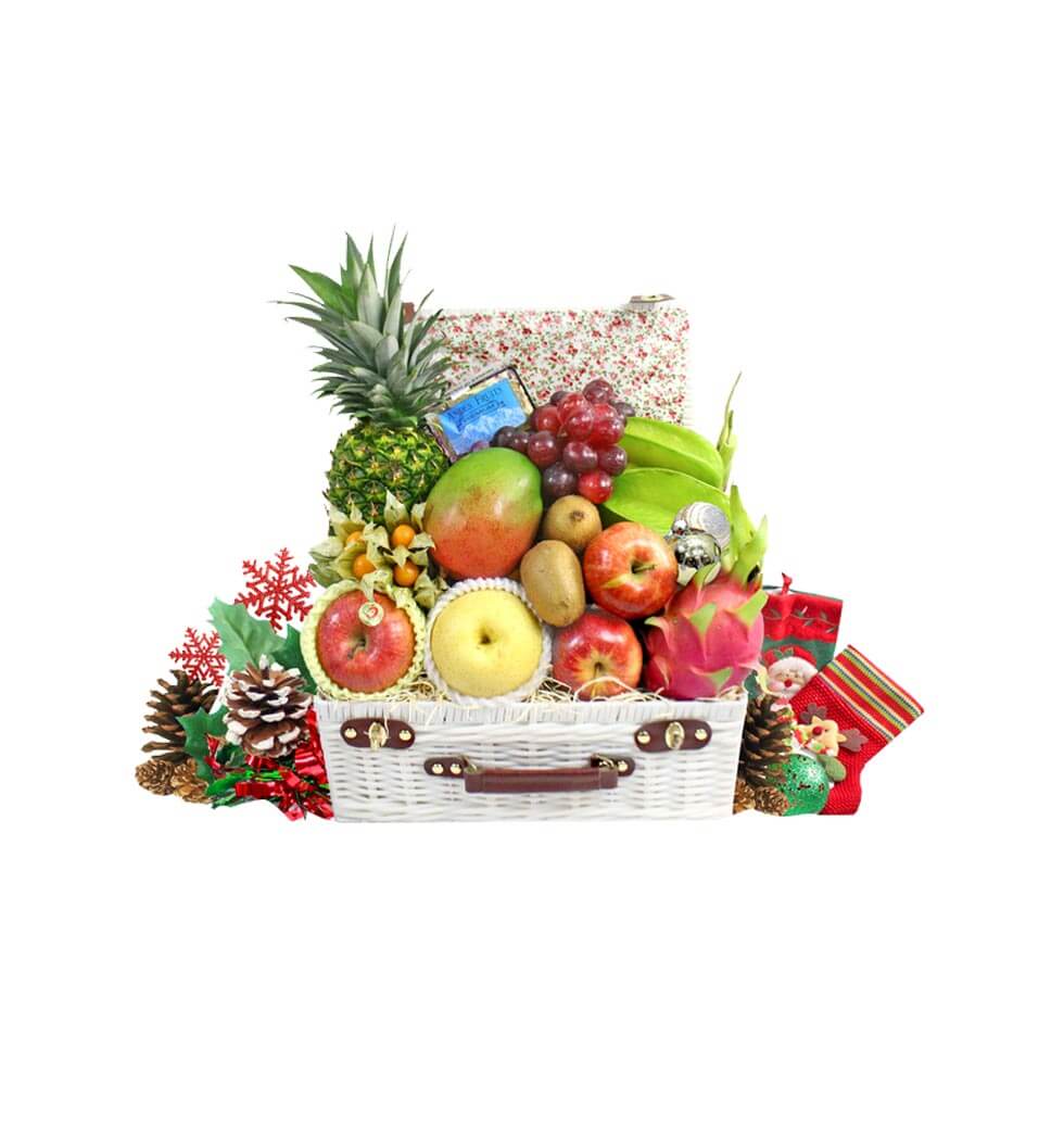 Basket of Fruits for Christmas