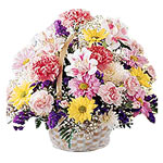 This fresh bouquet of mixed seasonal flowers is the right way to begin the day...