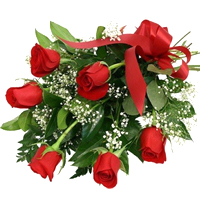 Magical Red Roses Bouquet for Celebration