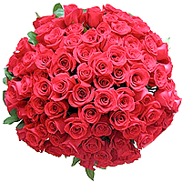 Romantic 99 Long-Stemmed Red Roses