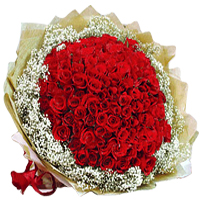 Spectacular Bundle of Fresh 99 Red Roses