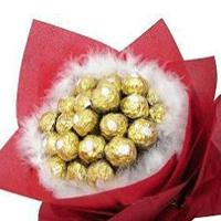 Festive Delight Ferrero Rocher Chocolate Bouquet