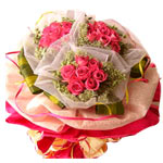 Heavenly Heart of Love Roses Bouquet