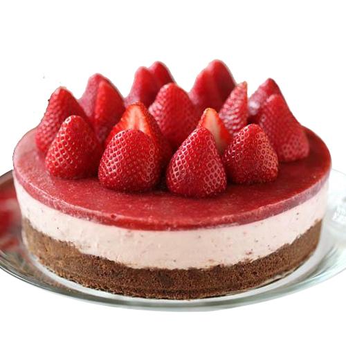 Mouth-Watering Strawberry Flavor Cheese Cake