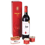  A bottle of red Bordeaux wine 75cl<br/> A bloc o...
