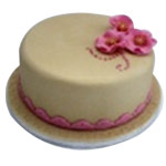 Angel white & pink cream cake
