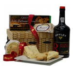Heritage Port & Cheese Hamper is a rich ruby port,...