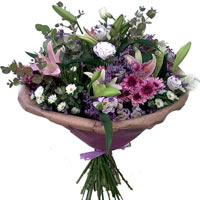 Colorful bouquet suitable for any occasion,made from branches of Star Geyser, wh...