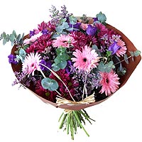Bouquet colors of pink and purple, charming and simple, woven from Kmfnolh pink ...