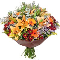 Amazing Bouquet , one full of flowers and love, gives a warm feeling, bouquet co...