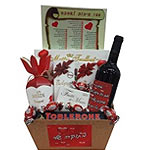 Incomparable Bundle Of Joy Gift Basket of Red Wine