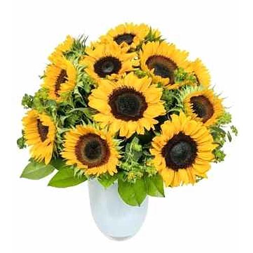 Sun-Kissed Sunflower Basket