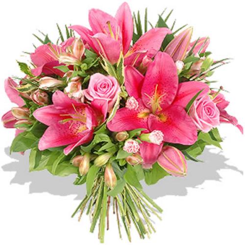 Clustered Endless Pink Fashion Bouquet